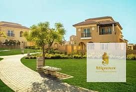Villa for rent with kitchen and air conditioning, super deluxe finishing, in Emerald Compound, Fifth Settlement, with landscape and lake views. - Widok 6