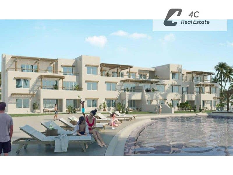 A fully finished apartment with air conditioning in a prime location at Hacienda Bay Ras El Hikma, North Coast. - Widok 4