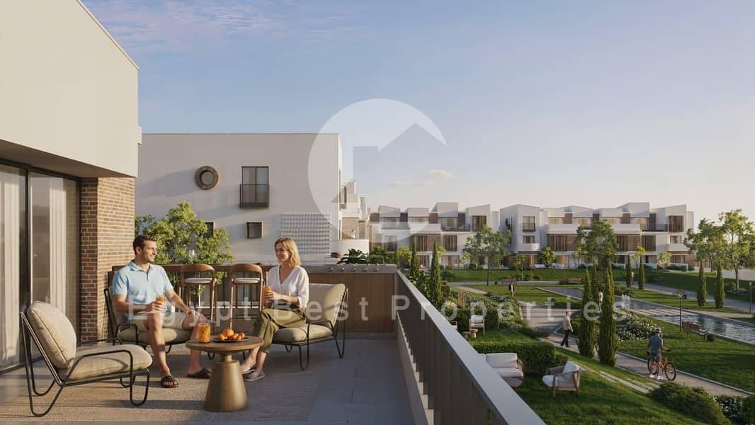 Townhouse Corner in Scenes at Mostakbal City 2 Yrs Delivery - Veel