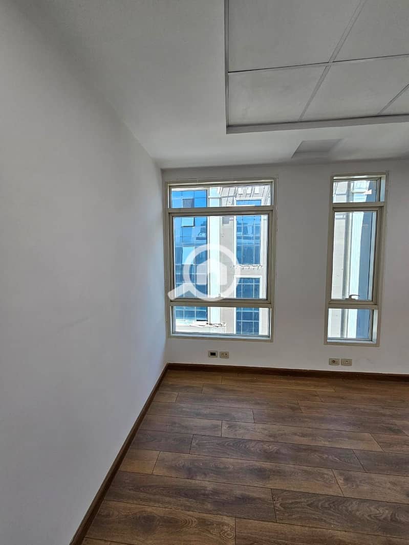 Unique 220m administrative headquarters for rent in the strongest location on Al-Teseen Street South, Fifth Settlement - Mehr