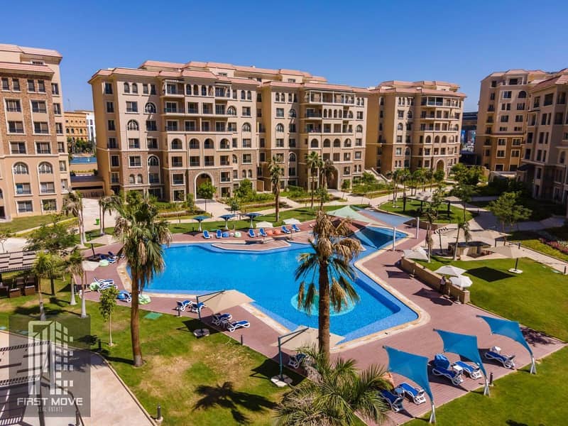 Pay in installments over 12 years and receive a fully finished apartment with ac's in New Cairo in front of the American University in the 90 Avenue – pohled 5