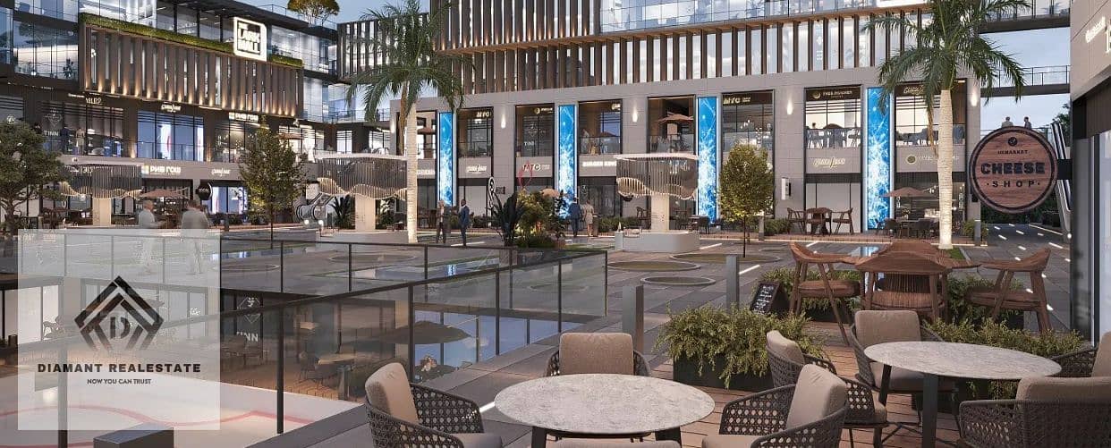 Shop Ground suitable for restaurant or cafe for investment lovers in AlShorouk, Steps from Open Air Madinaty and Carrefour, Over an extended period. – pohled 3