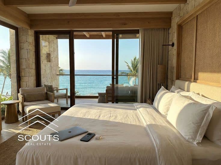 Panoramic sea view. Invest in a fully finished, high-end chalet for sale in a prime location near all service in heart of ain sokhna - Widok 4