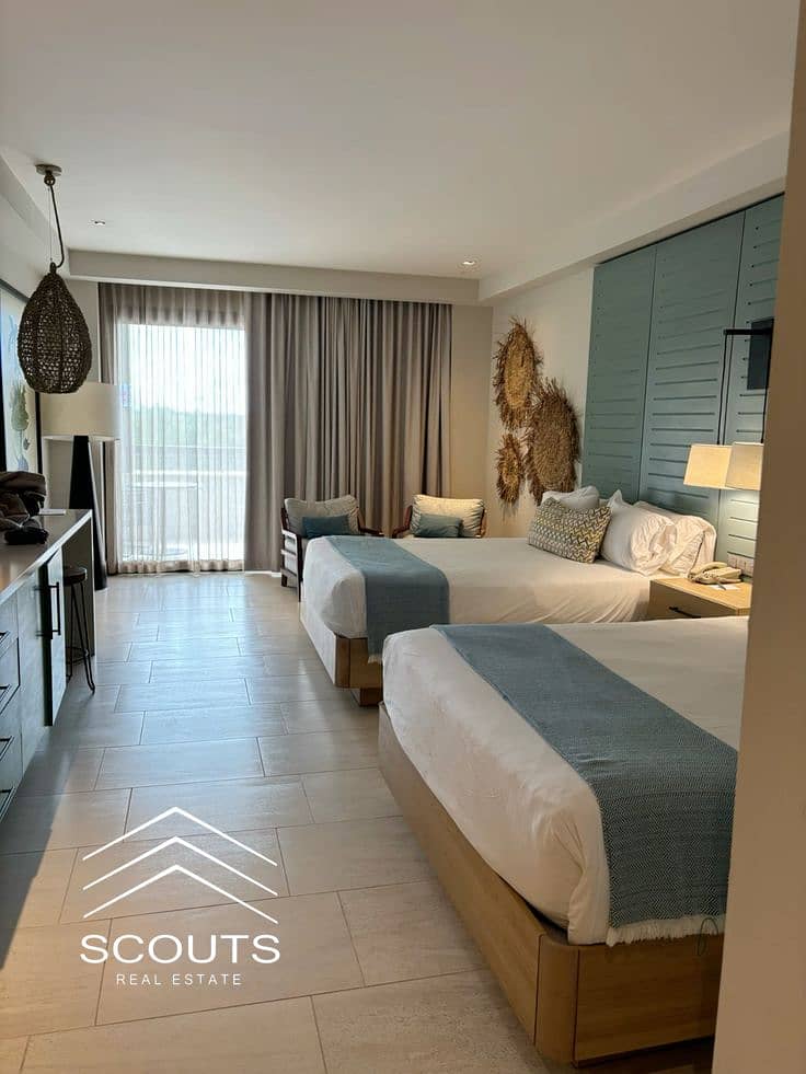 Panoramic sea view. Invest in a fully finished, high-end chalet for sale in a prime location near all service in heart of ain sokhna - Widok 5