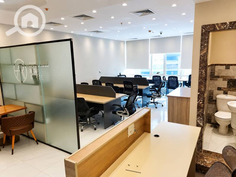 Premium Fully Furnished Office for Rent | Banking District | New Cairo | Ready to Move In - Ansicht 2