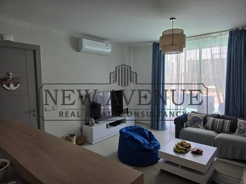 Under market price - prime location - Twin Chalet Fully Furnished + AC'S Lagoon View in Fouka Bay North Coast - Widok 2