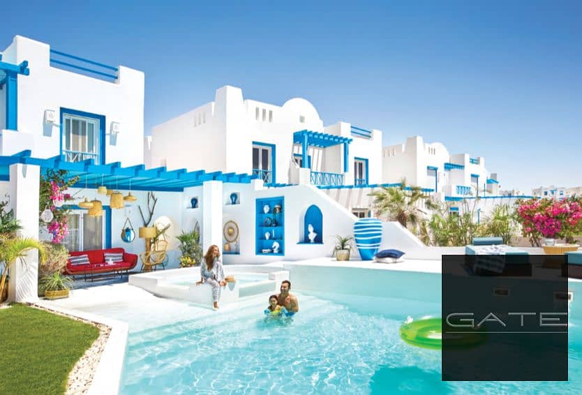 For Sale – Townhouse in Carfou Prime location with sea view and swimming pool view Fully finished and fully furnished – pohled 2