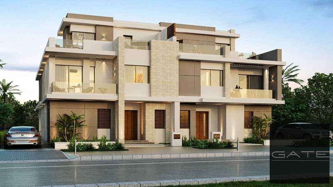 For resale. Twin house 208 m immediate delivery in Taony Hyde Park, October. – pohled 5