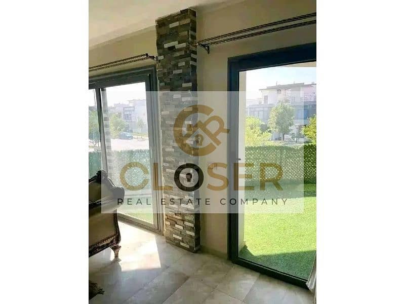 Finished ground floor studio apartment for sale with a private garden 50m with a down payment of 385K in Talala Compound inst over 15Y - Widok 2