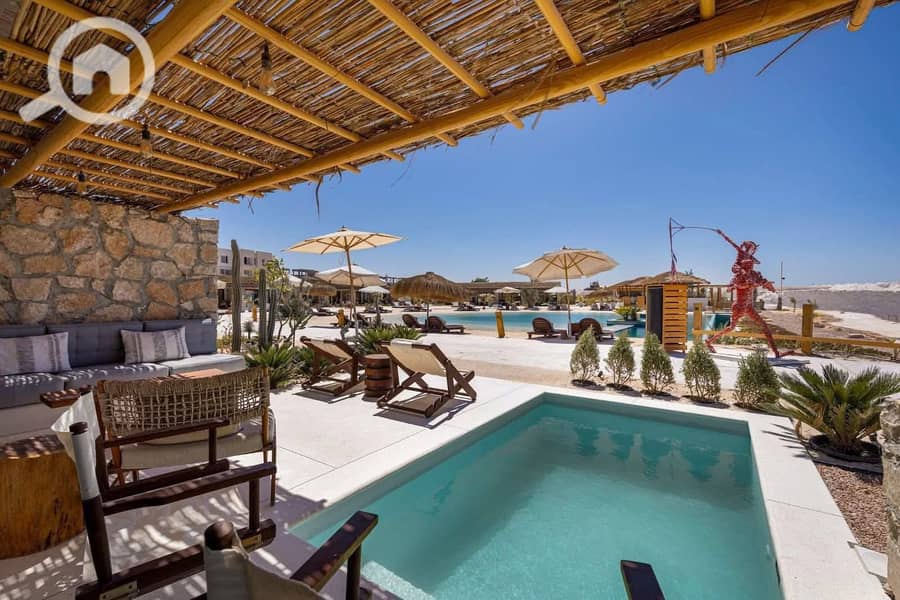 Twin house villa for sale Fully finished with AC's and kitchen, featuring a direct sea view, in Seazen North Coast - Ansicht 6