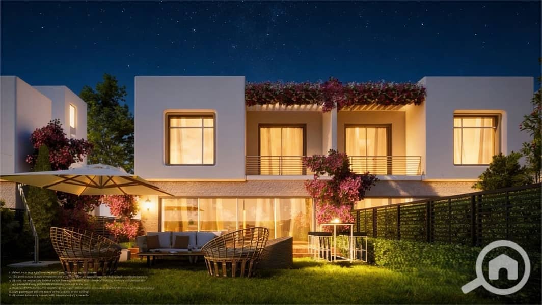 Twin house villa for sale Fully finished with AC's and kitchen, featuring a direct sea view, in Seazen North Coast - Mehr