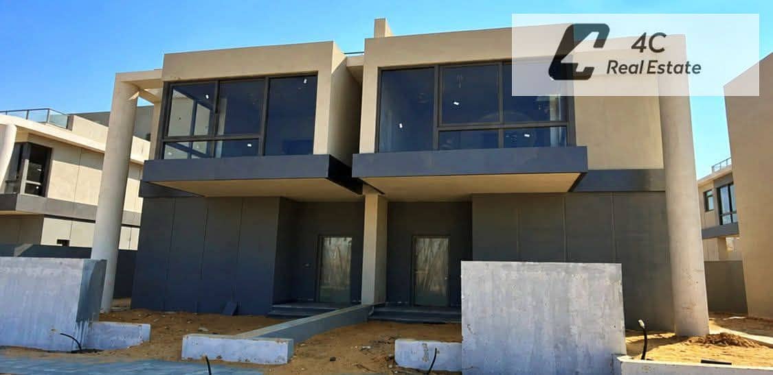 Twin house villa 274m for sale with the lowest down payment and installments prime location Lake View in Compound Bloomfields Mostakbal City – pohled 4
