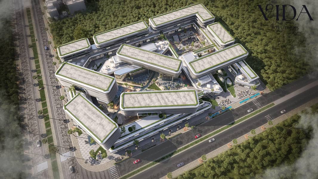 Office for sale 35m in The Cord Mall 6th of October on 26th of July Corridor with installments up to 10 years. - Mehr