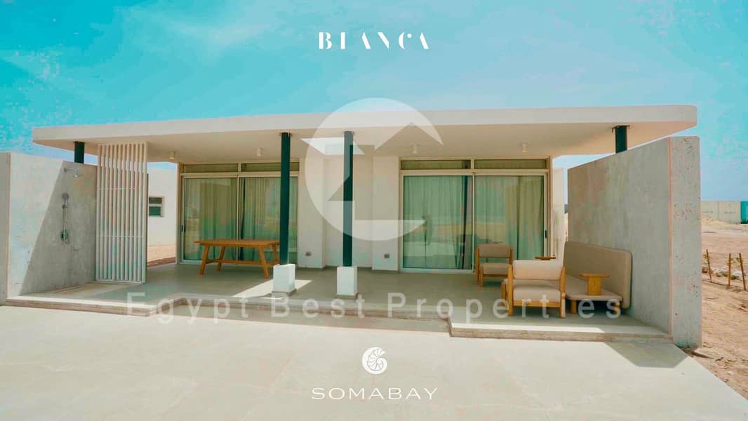 Chalet For sale in Soma Bay 2 Bedrooms Lagoon Front Sea and Golf View Very Prime Location – pohled 3