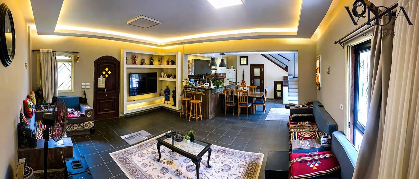 Townhouse for sale 134m in Al Montazah Compound, Hadayek October fully finished - Vista 2