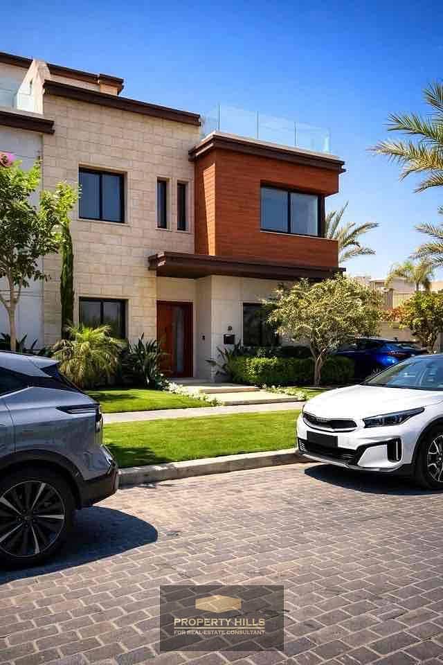 Town villa in the Golden Triangle in the Fifth Settlement next to Hyde Park, Mivida, Azar, Lake View, and Village Gardens - Widok 4