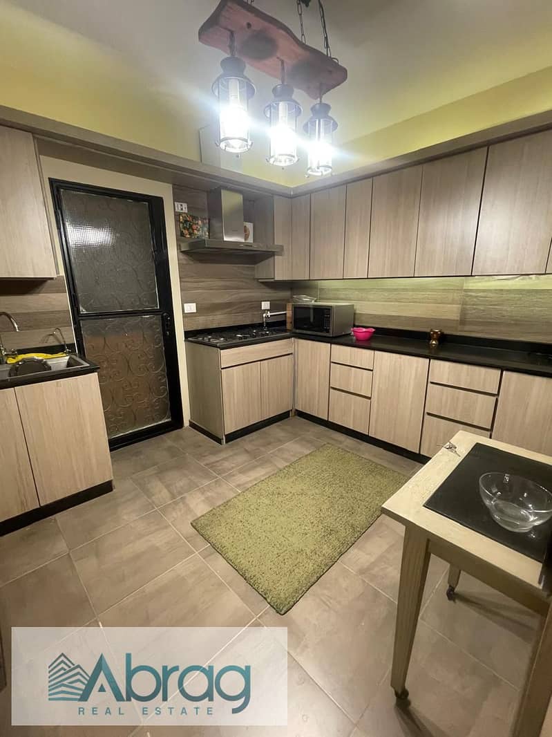 Furnished twin house for rent, modern and air-conditioned, super deluxe, in Mina Garden City compound, October. – další