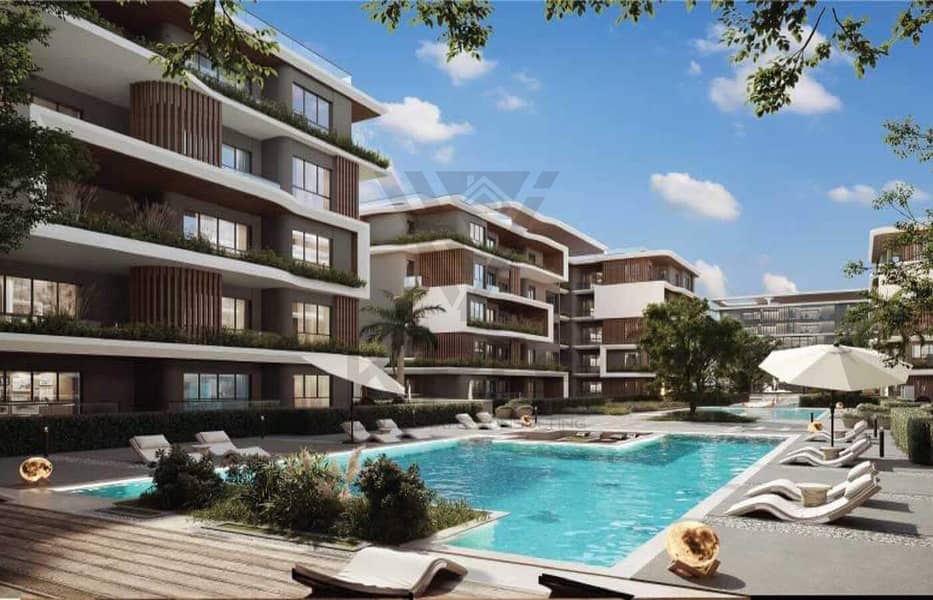 Service Apartment Fully Finished+AC with Highest Return in New Cairo Front of CFC in Together MallLowest Meter Price - Vaade 3