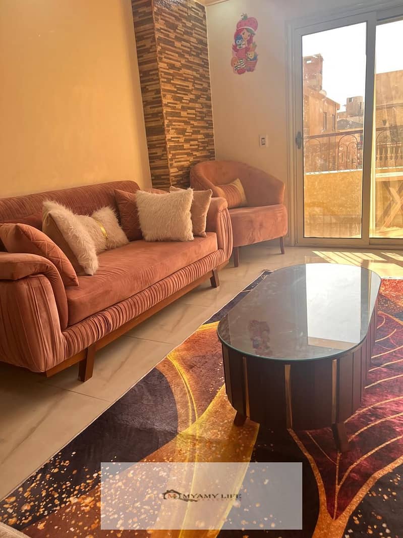 Furnished apartment for rent in Hadayek El Ahram with appliances and air conditioning, very special location. - Ansicht 4