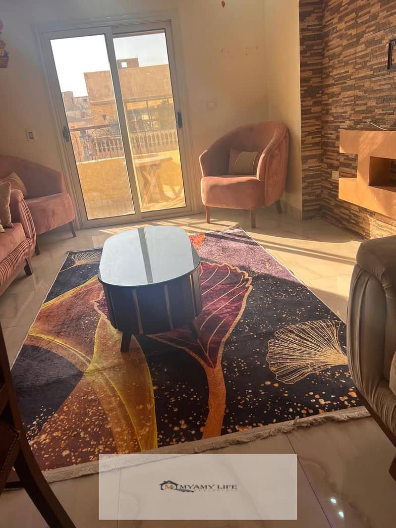 Furnished apartment for rent in Hadayek El Ahram with appliances and air conditioning, very special location. - Ansicht 5