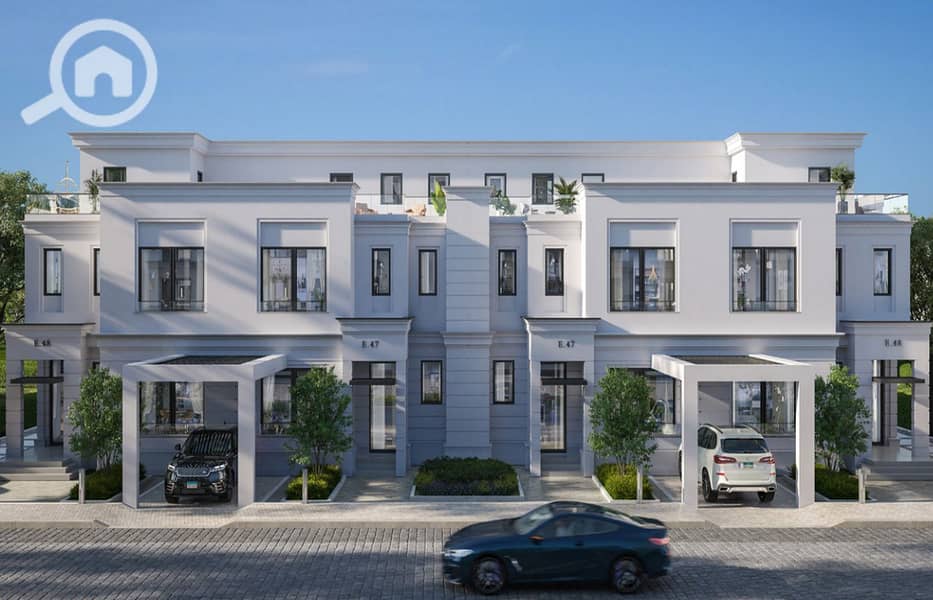 Townhouse villa in Naia West Sheikh Zayed, next to Allegria Beverly Hills and The Estates Sodic, and near Arkan Plaza. – pohled 3