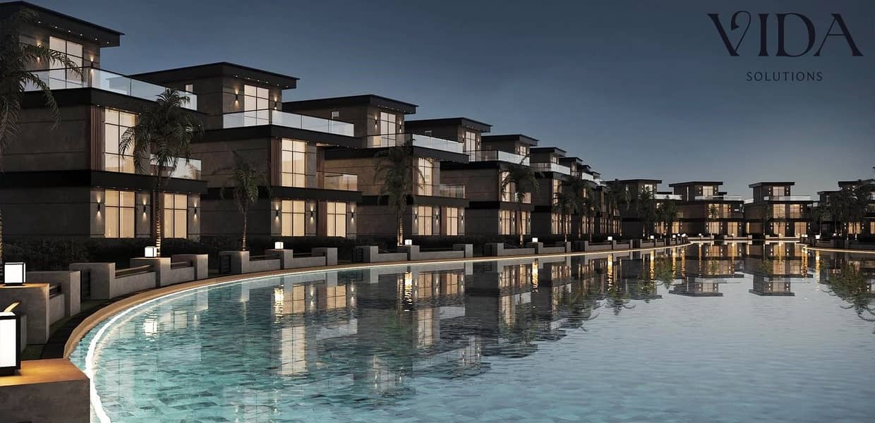 275 sqm Twin House with Pool View for Sale in Dejoya Compound, Sheikh Zayed, with the Easiest Payment Plan - Więcej