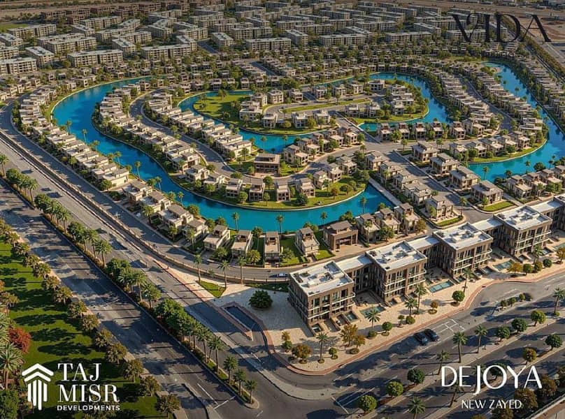 275 sqm Twin House with Pool View for Sale in Dejoya Compound, Sheikh Zayed, with the Easiest Payment Plan - Widok 2