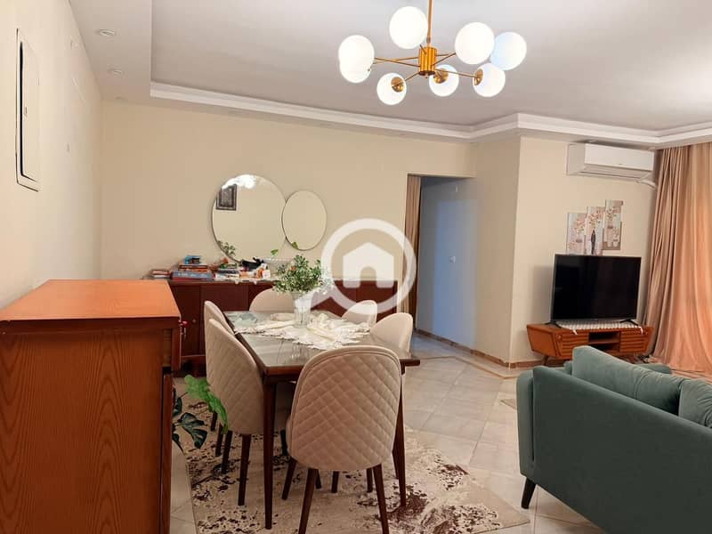 For sale, an apartment in Compound Sakan Misr Al-Andalus, New Cairo, at the end of the American University Street and minutes to the 90th South and the Hyde Park Compound, ultra-super-lux finishing. - Widok 4