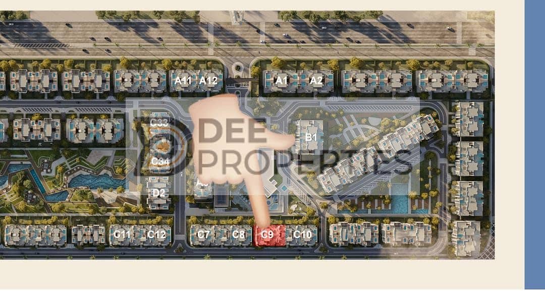 114 sqm Apartment for Sale in Ajaza Alamein | Clubhouse & Alamein Towers View | Installments Up to 9 Years - Widok 4