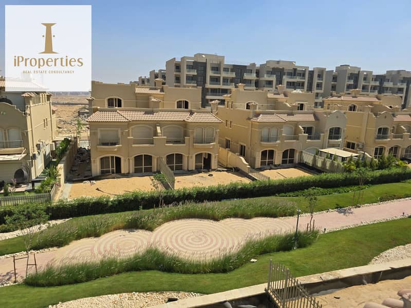Ready To Move Twin House view landscape at Patio Oro by lavista strong developer at Egypt - Więcej