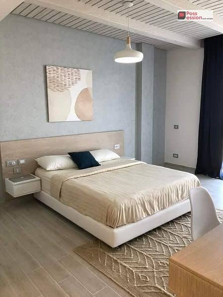 Second-floor chalet for sale in La Vista Gardens Ain Sokhna, fully finished Ultra Super Lux, double view sea and swimming pools - Ansicht 6
