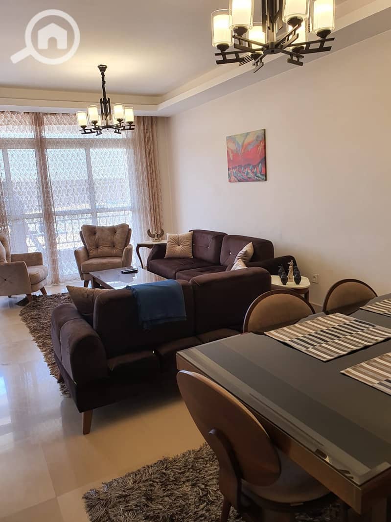 Lowest price apartment, 135 sq m, ultra-super-lux finished - Cairo Festival City, Fifth Settlement, overlooking landscape, ready to move in. - Widok 4