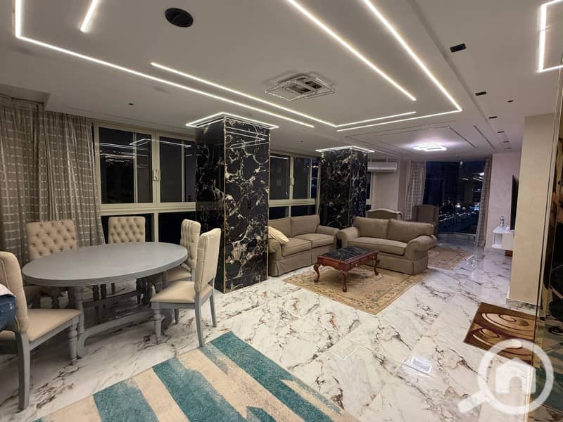 The first hotel-finished residence with a stunning view of the Nile for daily and monthly rental for families seeking upscale and distinctive living in Dokki. – další