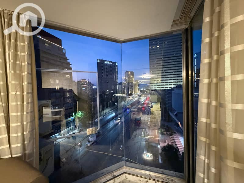 The first hotel-finished residence with a stunning view of the Nile for daily and monthly rental for families seeking upscale and distinctive living in Dokki. – pohled 6