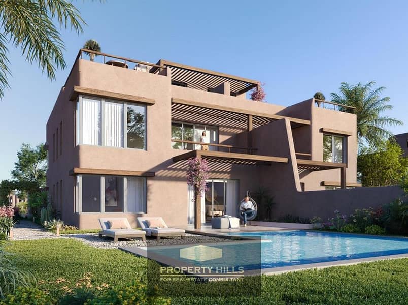 An unmissable opportunity at Hacienda Blu! A luxurious villa, 5 master bedrooms and a penthouse, modern design and spacious areas in the most beautiful location on the coast. – pohled 4
