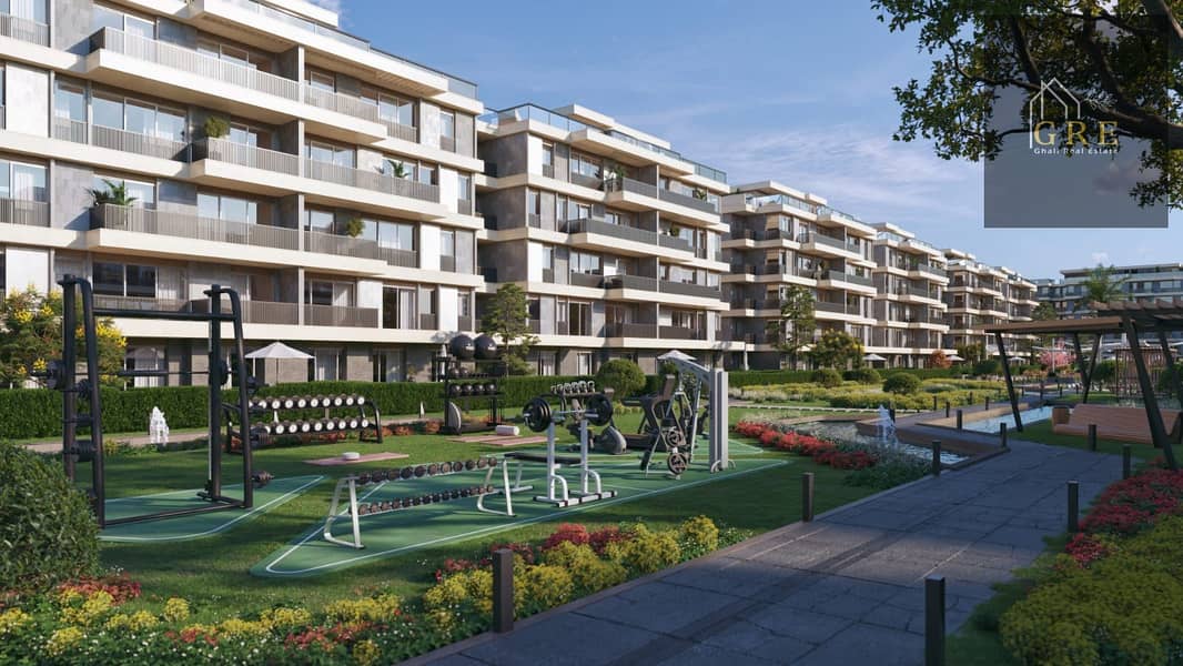 A 152 sqm apartment for sale, 3 bedrooms, 10% down payment only and installments up to 10 years, semi-finished, delivery within 3 years, a unique opportunity inside G West Compound in Sheikh Zayed. - Widok 3