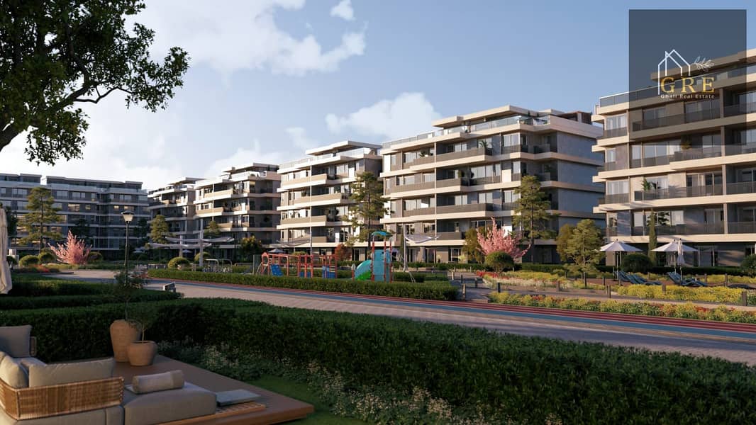 A 152 sqm apartment for sale, 3 bedrooms, 10% down payment only and installments up to 10 years, semi-finished, delivery within 3 years, a unique opportunity inside G West Compound in Sheikh Zayed. - Widok 5