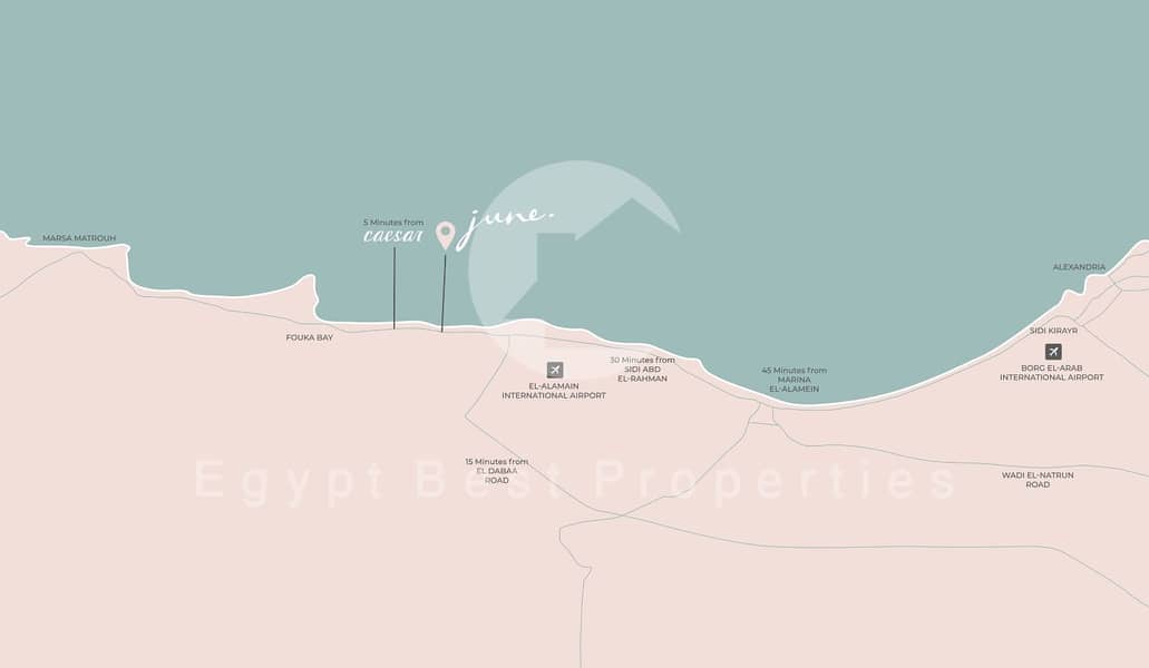twin house for sale, DEILVERY 2026 in June North coast, luxury finished with ACs, direct lagoon with 5 % dp - Ansicht 4