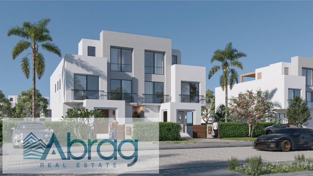 an opportunity 4% down payment, twin house for sale with finishing, 12-year installments, in front of Sphinx Airport, Zayed KEY OF GREENS - Ansicht 2