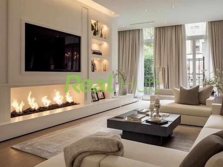 17 31 Stunning Fireplace Wall Ideas with a TV for…. jpg