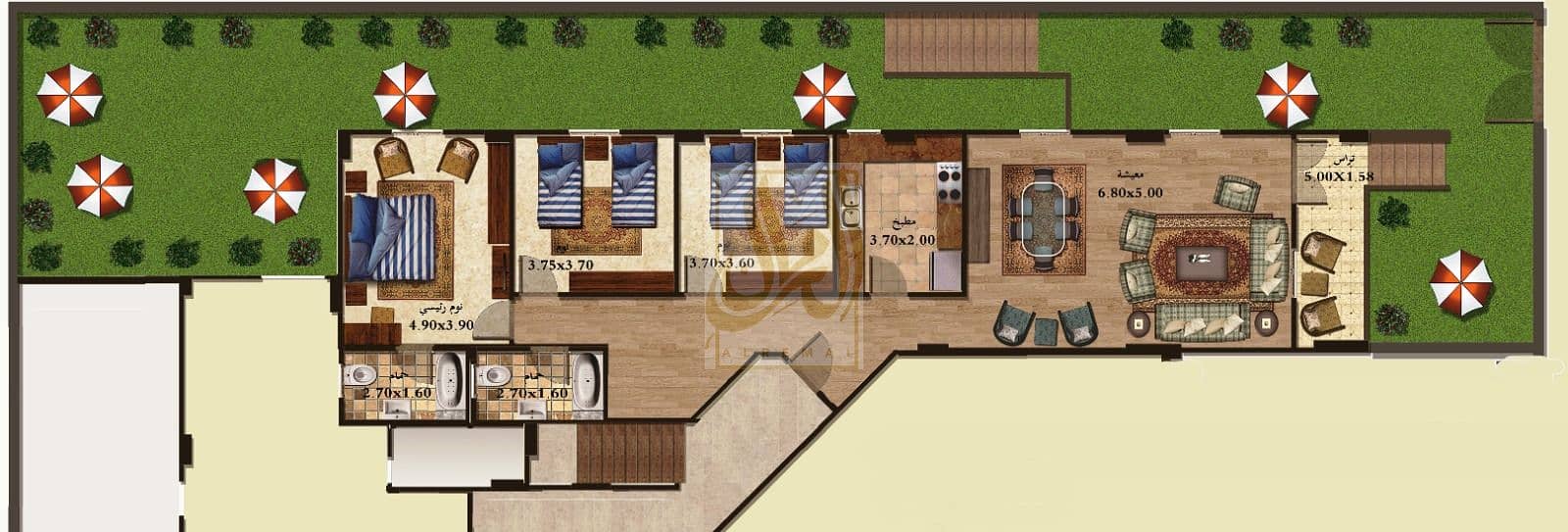 A distinctive duplex for sale in Al Shorouk - Ansicht 4