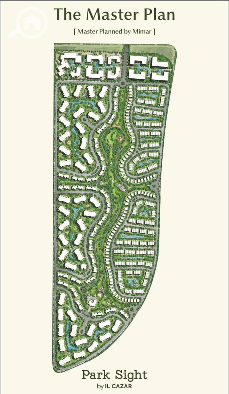 With a down payment of 132,000, own your apartment in Park Site IL CAZAR in the Administrative Capital at the opening price on the southern axis of Ben Zayed along the Green River next to La Vista and Palm Hills. - Bild 5
