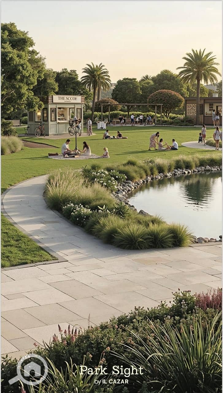 With a down payment of 132,000, own your apartment in Park Site IL CAZAR in the Administrative Capital at the opening price on the southern axis of Ben Zayed along the Green River next to La Vista and Palm Hills. - Bild 6
