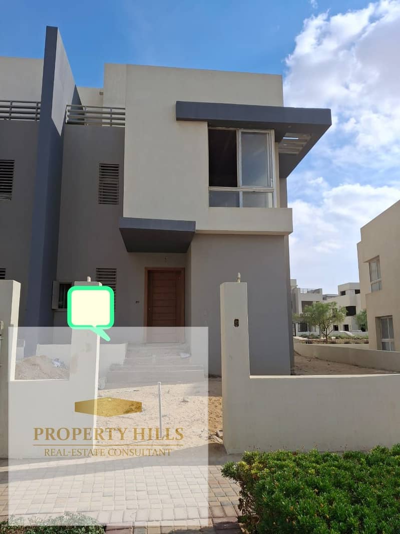 Resale Townhouse Villa 281 sq m in Hyde Park Compound 3 Bedrooms Prime Location Special Price Fifth Settlement near the American University New Cairo - Widok 4