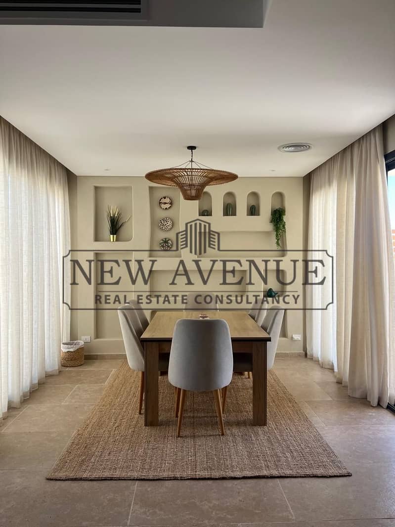 Twin House for sale Prime Location In Almaza Bay AT North Coast-Fully Finished and Furnished-Ready to move - Widok 6