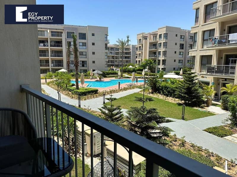 Fully Furnished 2 Bedroom Chalet for Rent in Marassi North Coast - Vista 2
