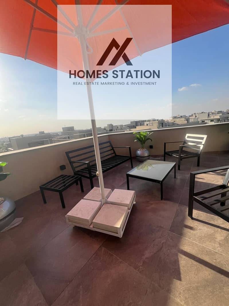 Fully Furnished Studio with Roof for Rent in Sodic Villette – New Cairo - Ansicht 5