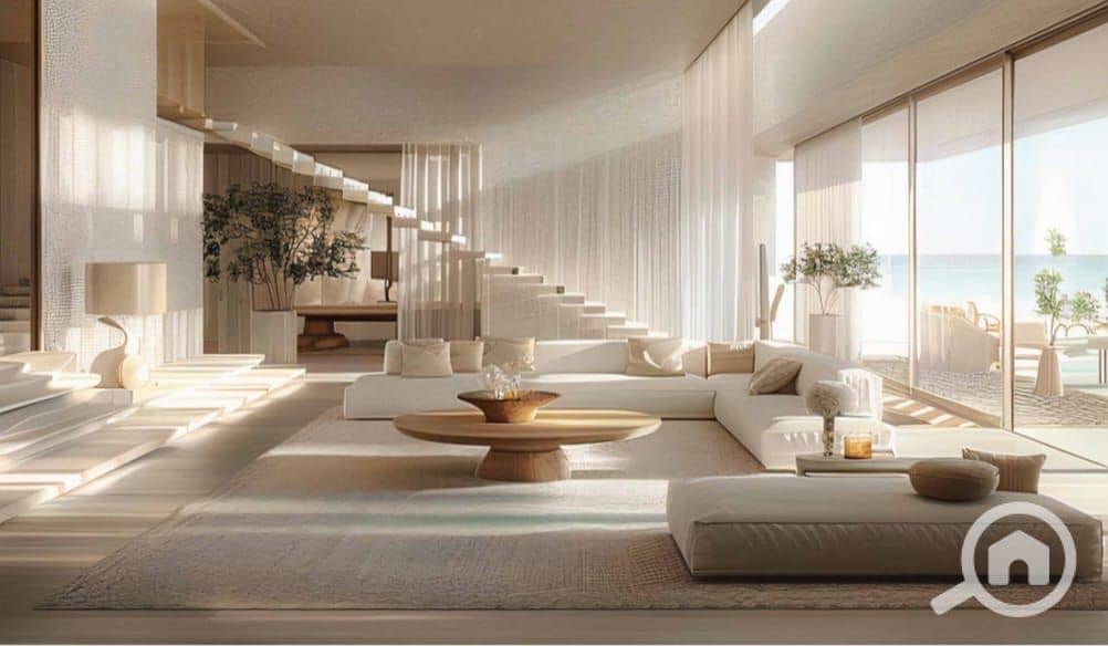 Own a ready villa with luxurious finishing in Palm Hills in the North Coast in Hacienda. - Mehr