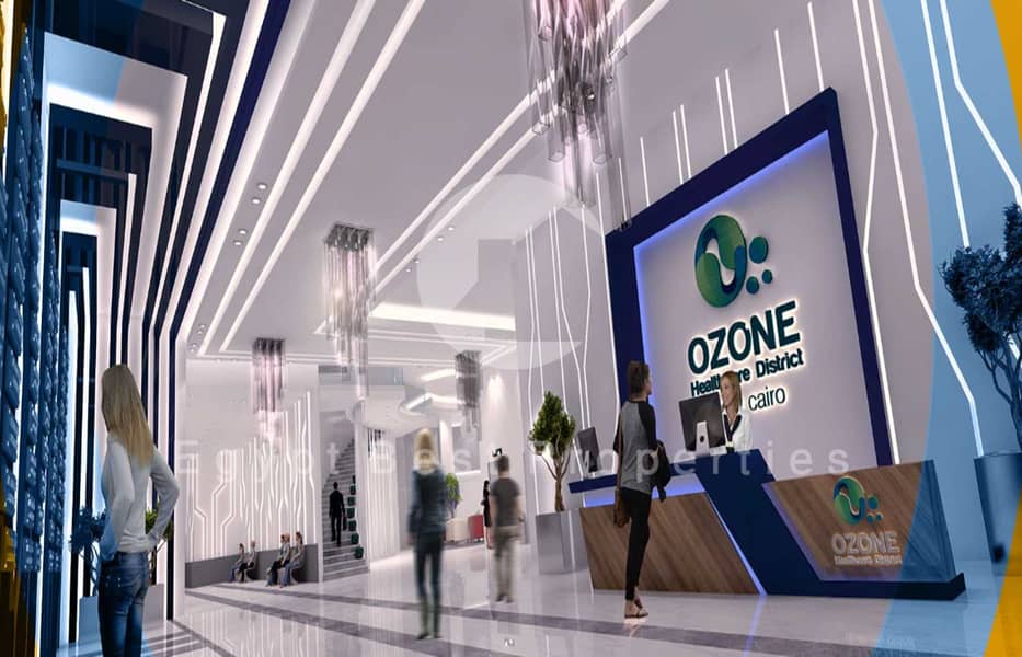 For sale Ready-to-Operate Clinic in New Cairo, Fully Finished with ACs Included, and Installments Over 48 Months. - Widok 2