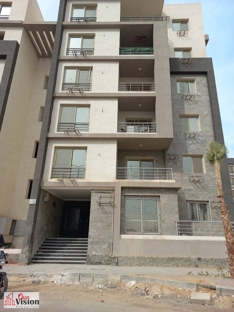 For sale, a sea-facing apartment in Jannah Zayed 2 *Fourth floor 'elevator' highest distinction rate* 3 rooms (master room) 3 bathrooms, fully equipped *individual building, corner, sea-facing, Land Ski view* - Ansicht 6